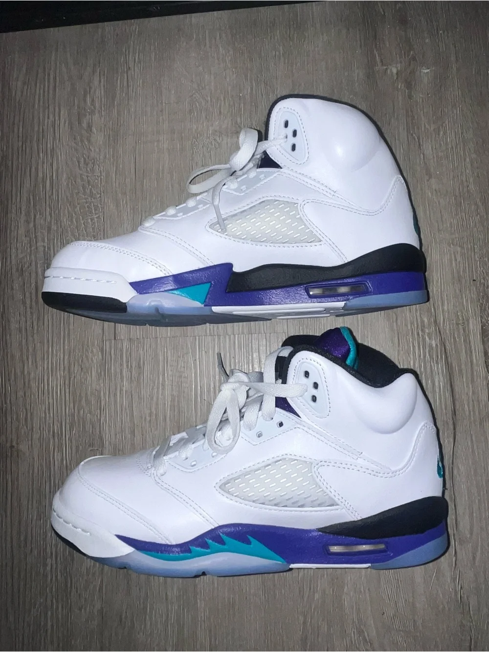 Kids Jordan 5 Retro GS Grape Size 6.5 Brand New